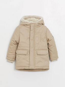 Kap??onlu Uzun Kollu Erkek Bebek Parka