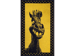 Полотенце махровое 6с104.411ж1 Конь-царь(т.желтый) 67х40см