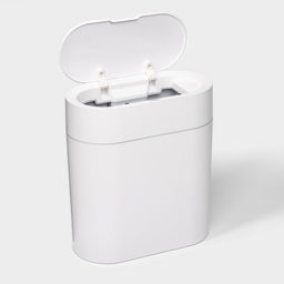 Ведро для мусора сенсорное SAVANNA, 9 л, белое  фото 3