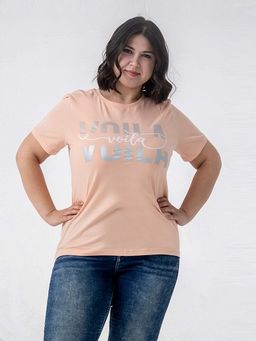 CRB wear/FSMW 60175-47 Футболка женская,персиковый/Ex.Cherubino