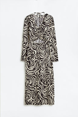 Vestido ajustado con cordon de ajuste