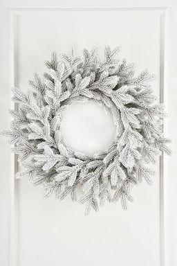 Новогодний венок (Max Christmas) 70см "Версальский заснеженный" (ВВРЗ 70) Россия