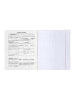 Комплект 12 предметных тетрадей «Градиент», 48 листов, справочная информация, 60 г