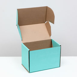 Коробка самосборная, мятная, 26,5 х 16,5 х 19 см - UPAK LAND фото 3