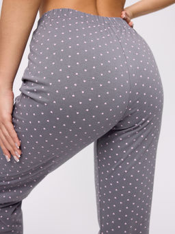 Пижама женская из кулирки Today серый - Амадэль фото 3