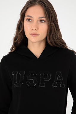 Женский черный базовый свитшот - U.s. polo assn фото 2