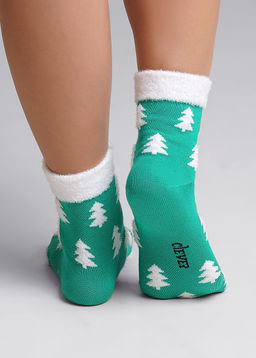 CLE Носки жен.Д2363 НГ хл+эл зелёный - Clever wear фото 2