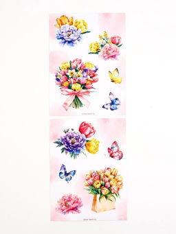 Цена за 2 шт. Подарочный набор 8 марта! Ты прекрасна!, блокнот А6, 32 листа, наклейки, магнитные закладки