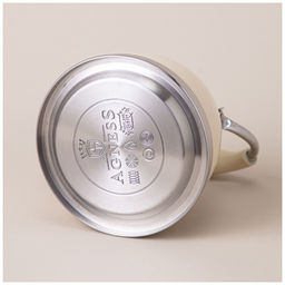 ЧАЙНИК AGNESS С ФИЛЬТРОМ, 1,0 Л C ИНДУКЦИОН. КАПСУЛЬНЫМ ДНОМ И СКЛАДЫВАЮЩЕЙСЯ РУЧКОЙ  фото 5