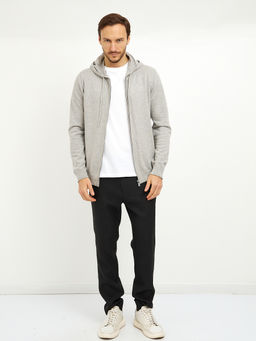 кардиган мужской хлопковый на молнии и с капюшоном - Glenfield фото 2