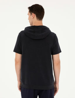 Siyah Regular Fit Sweatshirt - Pierre cardin фото 5