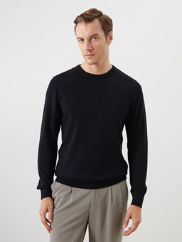 Bisiklet Yaka Erkek Triko Kazak