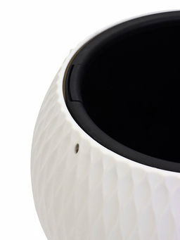 Кашпо для цветов Жемчужина, 4 л, d=29 см, h=19.5 см, пластик, со вставкой, белое - Simaland фото 2