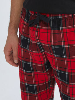 Standart Kal?p Ekose Erkek Pijama Alt