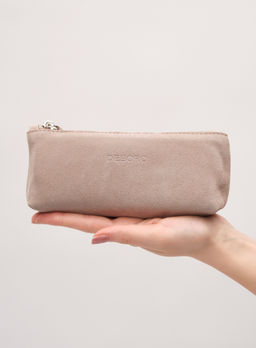 Замшевая косметичка Deboro 17-96 ваниль