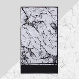 Полотенце махровое Этель Granite, 50×90 см, 100% хлопок, 420 г/м², чёрно-белое