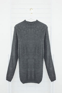 TRENDYOL MAN Tas Slim Dar Kesim Yar?m Bal?kc? Yaka Duz Triko Kazak TMNAW25KZ00002 - Trendyolmilla фото 6
