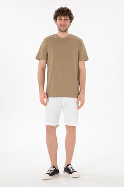 Erkek Regular Fit Bisiklet Yaka Haki Basic Ti__rt Sepette S_rpriz _ndirim - U.s. polo assn фото 5