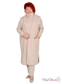 Жилет Модель №1433 размеры 44-84 - Plusmoda фото 3