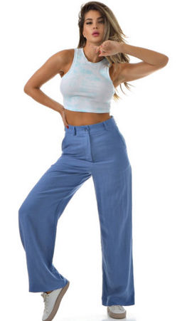 Брюки из льна с вискозой на молнии. - А+б коллекция фото 10