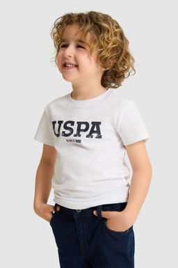 Erkek _ocuk Beyaz Bisiklet Yaka Basic Ti__rt - U.s. polo assn фото 3