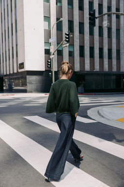 KNIT SWEATER WITH LOOSE-FIT SLEEVES - Zara фото 3