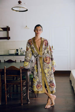 KIMONO BORDADOS FLORES ABALORIOS LIMITED EDITION / Multicolor - Zara фото 2