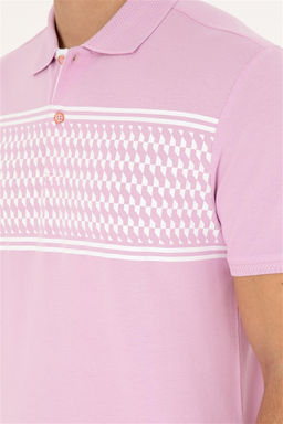 U. S. Polo Assn / Мужская розовая футболка - U.s. polo assn фото 7