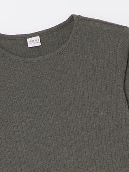 Bisiklet Yaka K?z ?ocuk Ti??rt - Waikiki фото 2