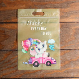 Цена за 50 шт. Пакет подарочный, с zip-lock застежкой, 15×22 см, МИКС