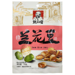 Фасоль обжаренная с пряным вкусом Жангерга ЛанХуаДоу/Zhangerga Lan Hua Dou, Китай, 70 г