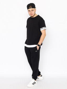 CRB wear/CWSM 70139-22 Брюки мужские,черный/Ex.Cherubino фото 2