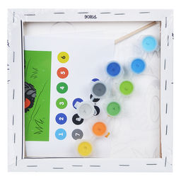 Картина по номерам "Трактор" 20х20см