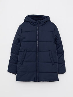 Kap??onlu Basic Erkek ?ocuk ?i?me Mont