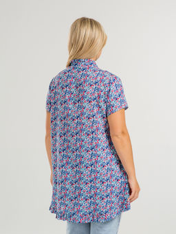 Туника 1023 цветочный принт - Novita фото 6