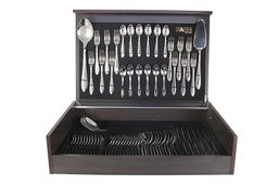 Набор столовых приборов Julia Gold, 12 персон, 75 предметов - Face фото 3