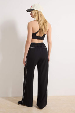Siyah Spor Likra Biyeli T_l Detayl_ Dokuma Spor E_ofman Alt_ THMSS26EA00006 - Trendyolmilla фото 4