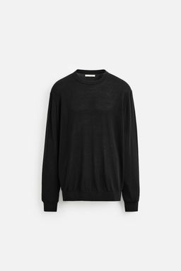 COTTON AND SILK SWEATER - Zara фото 14