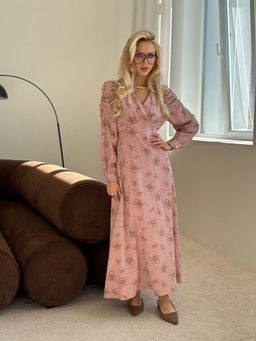 Платье #КТ6858 (1), пудровый - Dommod фото 6