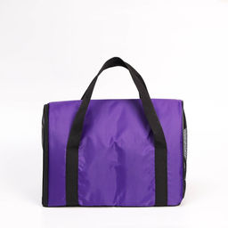 Сумка - переноска для животных Туннель, нейлон, 37 х 22 х 26 см, фиолетовый - Пижон фото 3