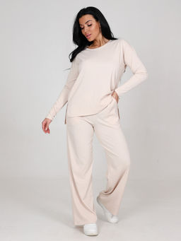 026-ЖК КОСТЮМ ЖЕНСКИЙ (брюки) (Молочный) - А-дина фото 3