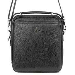 2037-4-100W black, Мужская кожаная сумка, Barcelo Biagi