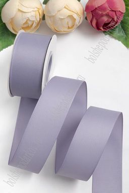 Лента репсовая 4 см*20 ярд "1 сорт" (SF-1349) дымчато-фиолетовый №235