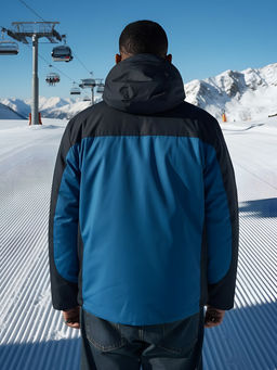 Горнолыжная куртка мужская зимняя синего цвета 7616S - Mtforce фото 22