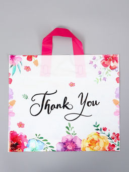 Цена за 50 шт. Пакет с петлевой ручкой "Рамка" 35 х 30 х 8, см, 60 мкм