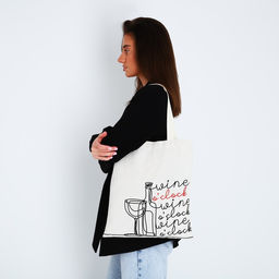 Сумка - шопер Wine, 35 х 0,5 х 40 см, отд без молнии, без подклада - Nazamok фото 2