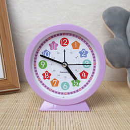 Цена за 1 шт. Будильник 11,2х3,8х11,9 см / G1582 /уп 100/обучают времени - Галеонтрейд фото 4