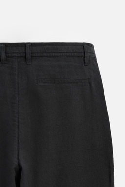 LINEN BLEND TROUSERS - Zara фото 27