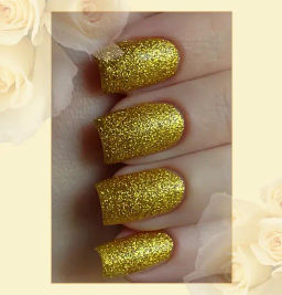 El Corazon Лак Confetti 507a золотой тёплый