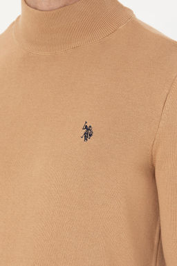 U. S. Polo Assn Мужской базовый свитер песочного меланжа - U.s. polo assn фото 21